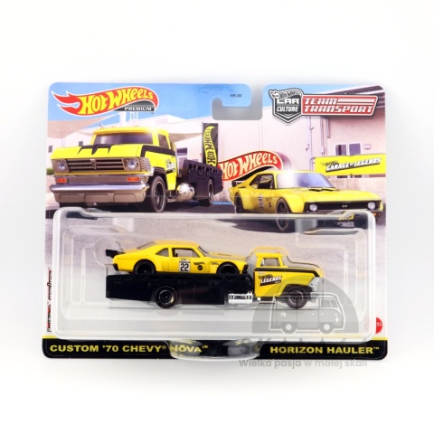 Model samochodu Custom '70 Chevy & Horizon Hauler w skali 1:64