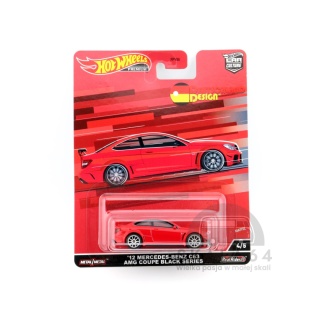 HOT WHEELS Premium Deutschland Design '12 Mercedes-Benz C63 AMG Coupe Black Series