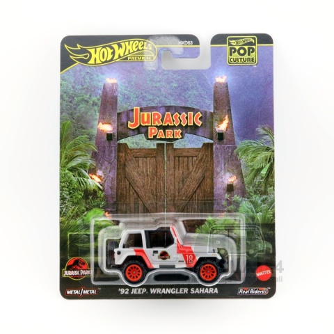 * HOT WHEELS Premium * Pop Culture * '92 Jeep Wrangler Sahara * Jurassic Park * JBL59 *