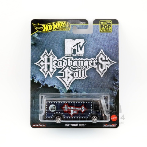 * HOT WHEELS Premium * Pop Culture * HW Tour Bus * MTV * Headbangers Ball * JBL64 *