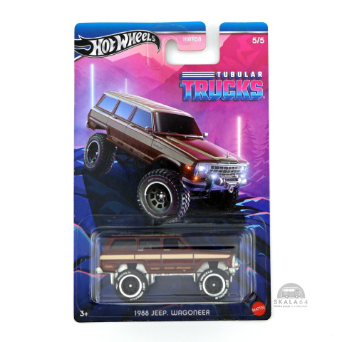 * HOT WHEELS * Silver Series * 1988 Jeep Wagoneer * Tubular Trucks * * HOT WHEELS * Silver Series * 1988 Jeep Wagoneer * Tubular Trucks *