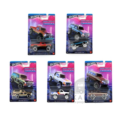 * HOT WHEELS * Silver Series * Tubular Trucks * Dodge * Chevy * Ford * Toyota * Jeep *