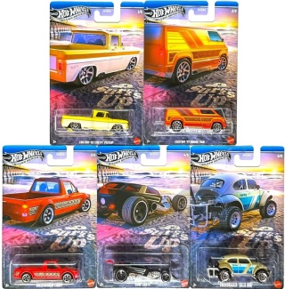 HOT WHEELS Silver Series Volkswagen Chevy Dodge Surf's Up