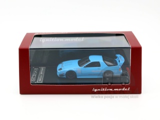 IGNITION MODEL Mazda RX-7 FC3S RE Amemiya Light Blue 1:64 Edycja Limitowana