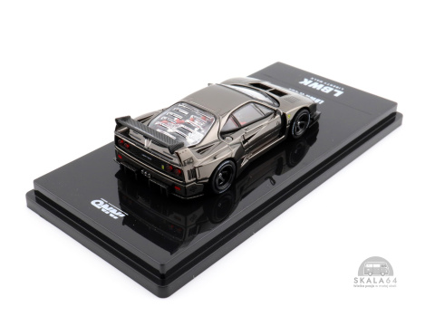 * INNO64 * Ferrari LBWK F40 * Chrome Black * Liberty Walk * * INNO64 * Ferrari LBWK F40 * Chrome Black * Liberty Walk *