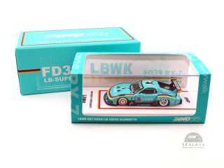 INNO64 Mazda LBWK RX-7 FD3S LB-Super Silhouette Blue / Orange / Red