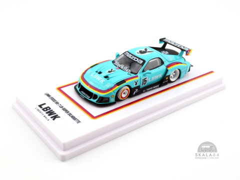 * INNO64 * Mazda LBWK RX-7 FD3S LB-Super Silhouette * Blue / Orange / Red * * INNO64 * Mazda LBWK RX-7 FD3S LB-Super Silhouette * Blue / Orange / Red *
