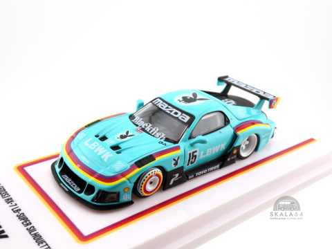 * INNO64 * Mazda LBWK RX-7 FD3S LB-Super Silhouette * Blue / Orange / Red * * INNO64 * Mazda LBWK RX-7 FD3S LB-Super Silhouette * Blue / Orange / Red *