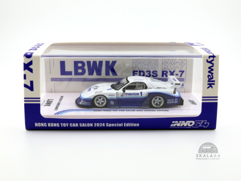 * INNO64 * Mazda LBWK RX-7 FD3S LB-Super Silhouette * Hong Kong Toy Car Salon 2024 * Special Edition * * INNO64 * Mazda LBWK RX-7 FD3S LB-Super Silhouette * Hong Kong Toy Car Salon 2024 * Special Edition *