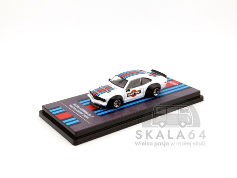 Model samochodu Mazda Savanna RX3 Martini Racing Livery w skali 1:64