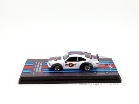 Model samochodu Mazda Savanna RX3 Martini Racing Livery w skali 1:64