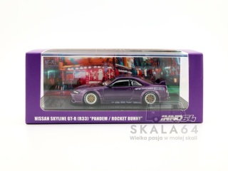 INNO64 Nissan Skyline GT-R R33 Pandem / Rocket Bunny Purple INNO 64 1:64