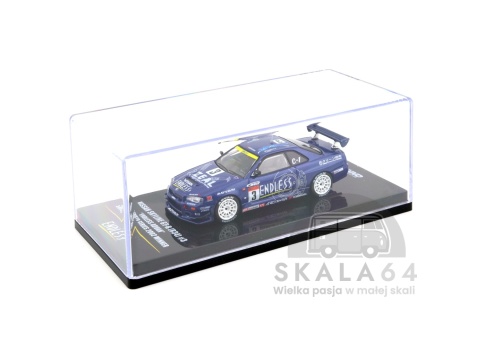 Model samochodu Nissan Skyline GT-R R34 #3 Endless Advan Super Taikyu Series 2002 Winner w skali 1:64