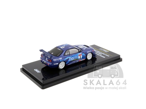 Model samochodu Nissan Skyline GT-R R34 #3 Endless Advan Super Taikyu Series 2002 Winner w skali 1:64
