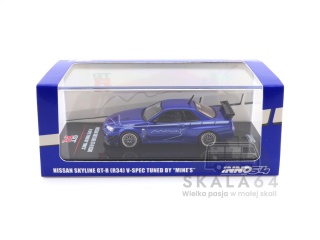 INNO64 Nissan Skyline GT-R R34 V-SPEC tuned by Mine's INNO 64 1:64