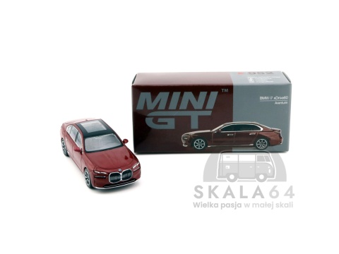Model samochodu BMW i7 xDrive60 Aventurin w skali 1:64 - pudełko