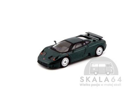 Model samochodu Bugatti EB110 GT Verde Scuro - przód