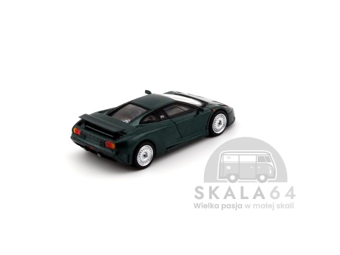 Model samochodu Bugatti EB110 GT Verde Scuro - tył