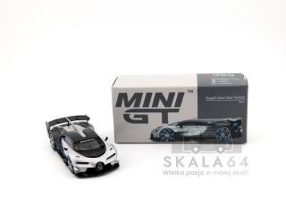 MINI GT Bugatti Vision Gran Turismo Silver LHD MGT00369-L MiniGT