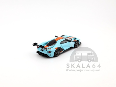Model samochodu Ford GT MK II #002 GULF w skali 1:64 - tył
