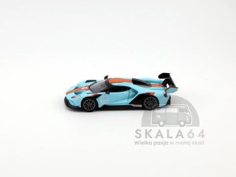 Model samochodu Ford GT MK II #002 GULF w skali 1:64 - bok