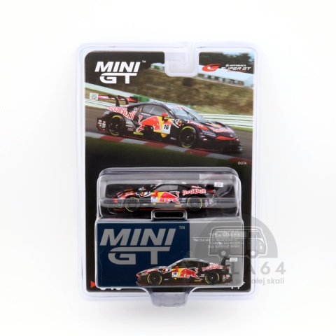 Model samochodu Honda NSX GT Type S GT500 #16 Red Bull Motul Mugen w skali 1:64