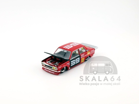 Model samochodu Kaido House 003 Datsun 510 Pro Street SK510 Red  w skali 1:64 - maska