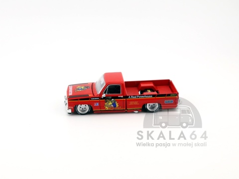 Model samochodu Kaido House 130 Chevrolet Silverado Clod Buster TAMIYA x KAIDO HOUSE w skali 1:64 - bok