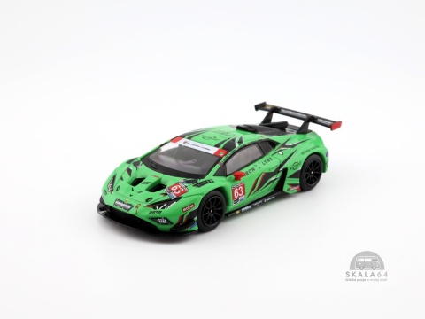 * MINI GT * Lamborghini Huracan GT3 EVO2 * #63 * IMSA Daytona * Iron Lyn * LHD * MGT00813-L * * MINI GT * Lamborghini Huracan GT3 EVO2 * #63 * IMSA Daytona * Iron Lyn * LHD * MGT00813-L *
