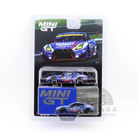 Model samochodu Nissan GT-R Nismo GT3 #56 2023 Super GT Series w skali 1:64