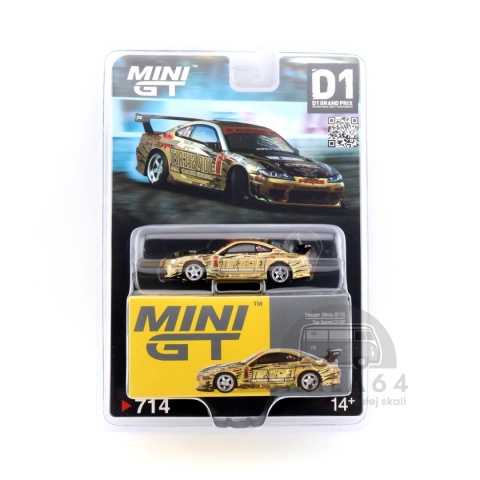 Model samochodu Nissan Silvia S15 Top Secret D1 Grand Prix International Drift Championship w skali 1:64