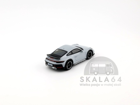 Model samochodu Porsche 911 Dakar Ice Gray Metallic w skali 1:64 - tył