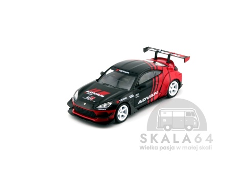 Model samochodu Toyota GR86 HKS Type R ADVAN 2022 Tokyo Auto Salon w kali 1:64 - przód