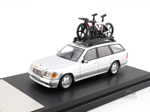 * MORTAL * Mercedes-Benz * E-Class * E300 * S124 * Silver * 1:64 * * MORTAL * Mercedes-Benz * E-Class * E300 * S124 * Silver * 1:64 *