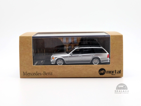 * MORTAL * Mercedes-Benz * E-Class * E300 * S124 * Silver * 1:64 * * MORTAL * Mercedes-Benz * E-Class * E300 * S124 * Silver * 1:64 *