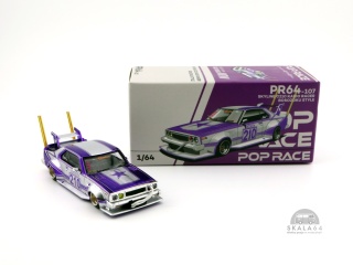 POP RACE PR64-0107 Nissan Skyline C210 Kaido Racer Bosozoku Style Purple PR640107