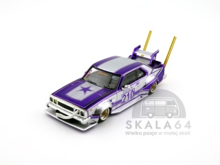 POP RACE PR64-0107 Nissan Skyline C210 Kaido Racer Bosozoku Style Purple PR640107