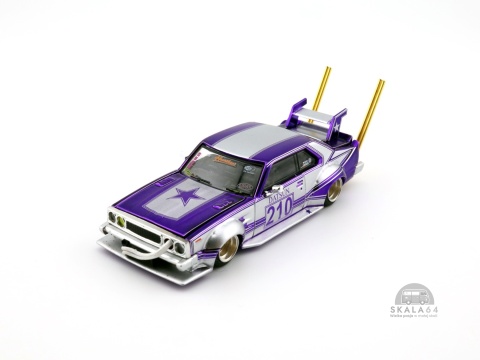 * POP RACE * PR64-0107 * Nissan Skyline C210 * Kaido Racer * Bosozoku Style * Purple * PR640107 * * POP RACE * PR64-0107 * Nissan Skyline C210 * Kaido Racer * Bosozoku Style * Purple * PR640107 *