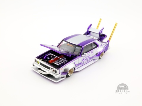 * POP RACE * PR64-0107 * Nissan Skyline C210 * Kaido Racer * Bosozoku Style * Purple * PR640107 * * POP RACE * PR64-0107 * Nissan Skyline C210 * Kaido Racer * Bosozoku Style * Purple * PR640107 *