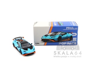 POP RACE PR64-0110 Lamborghini Huracan STO Blue PR640110