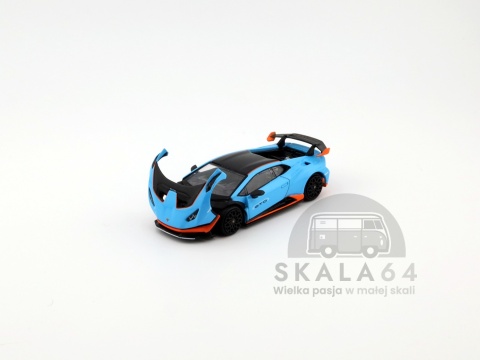 Model samochodu Lamborghini Huracan STO Blue w skali 1:64 - elementy