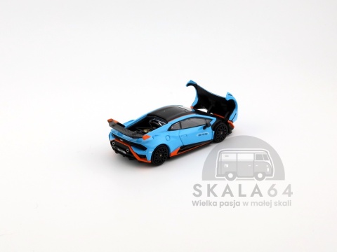 Model samochodu Lamborghini Huracan STO Blue w skali 1:64 - elementy