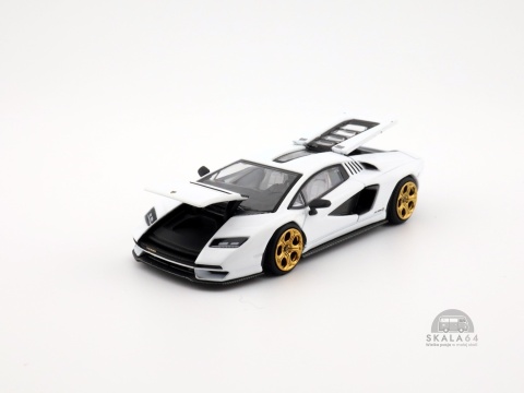 * POP RACE * PR64-0117 * Lamborghini Countach LPI 800-4 * Bianco * PR640117 * * POP RACE * PR64-0117 * Lamborghini Countach LPI 800-4 * Bianco * PR640117 *