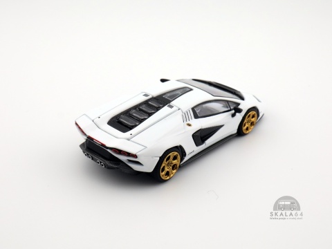 * POP RACE * PR64-0117 * Lamborghini Countach LPI 800-4 * Bianco * PR640117 * * POP RACE * PR64-0117 * Lamborghini Countach LPI 800-4 * Bianco * PR640117 *