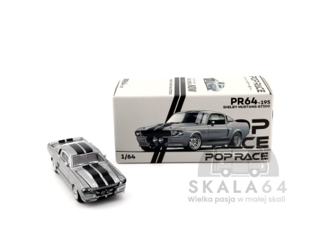 Model samochodu Shelby Mustang GT500 Black w skali 1:64 - pudełko