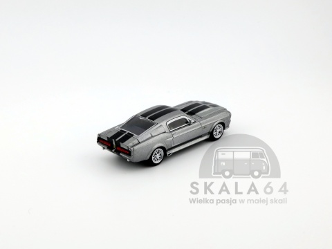 Model samochodu Shelby Mustang GT500 Black w skali 1:64 - tył