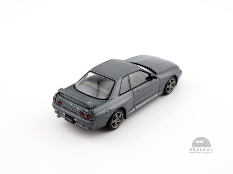 * POP RACE * PR64-101 * Nissan Skyline GTR R32 * Gun Grey Metallic * PR640101 * * POP RACE * PR64-101 * Nissan Skyline GTR R32 * Gun Grey Metallic * PR640101 *