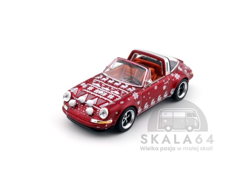 * POP RACE * PR64-83 * Porsche Singer Targa * Christmas Edition * Red * PR640083 *