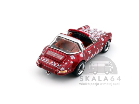* POP RACE * PR64-83 * Porsche Singer Targa * Christmas Edition * Red * PR640083 *