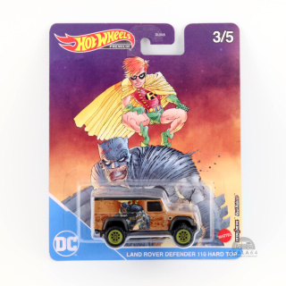 HOT WHEELS Premium DC Comics Land Rover Defender 110 Hard Top HCN95